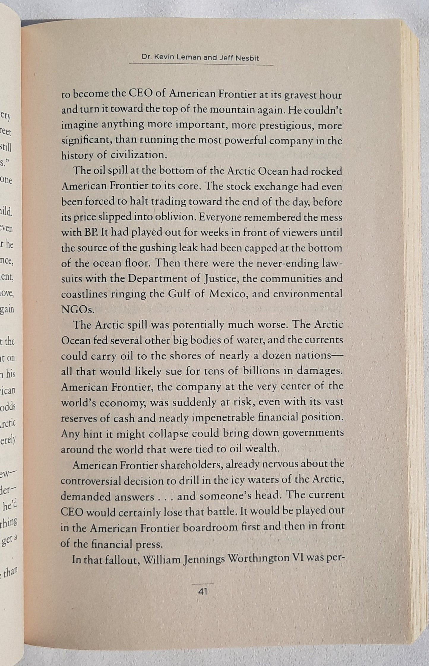 A Perfect Ambition #1 Kevin Leman; Jeff Nesbit (Worthington Destiny, New, 2015, Pbk, 336 pages, Revell)