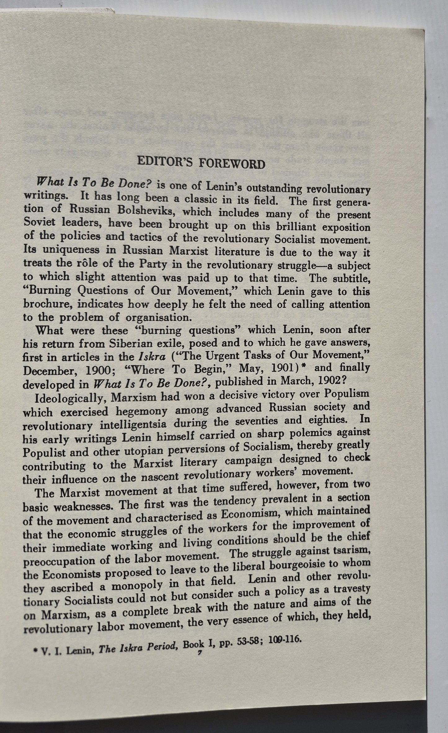 What is to Be Done? by V. I. Lenin (Very good, 2024, Pbk, 276 pages, Martino Publishing)