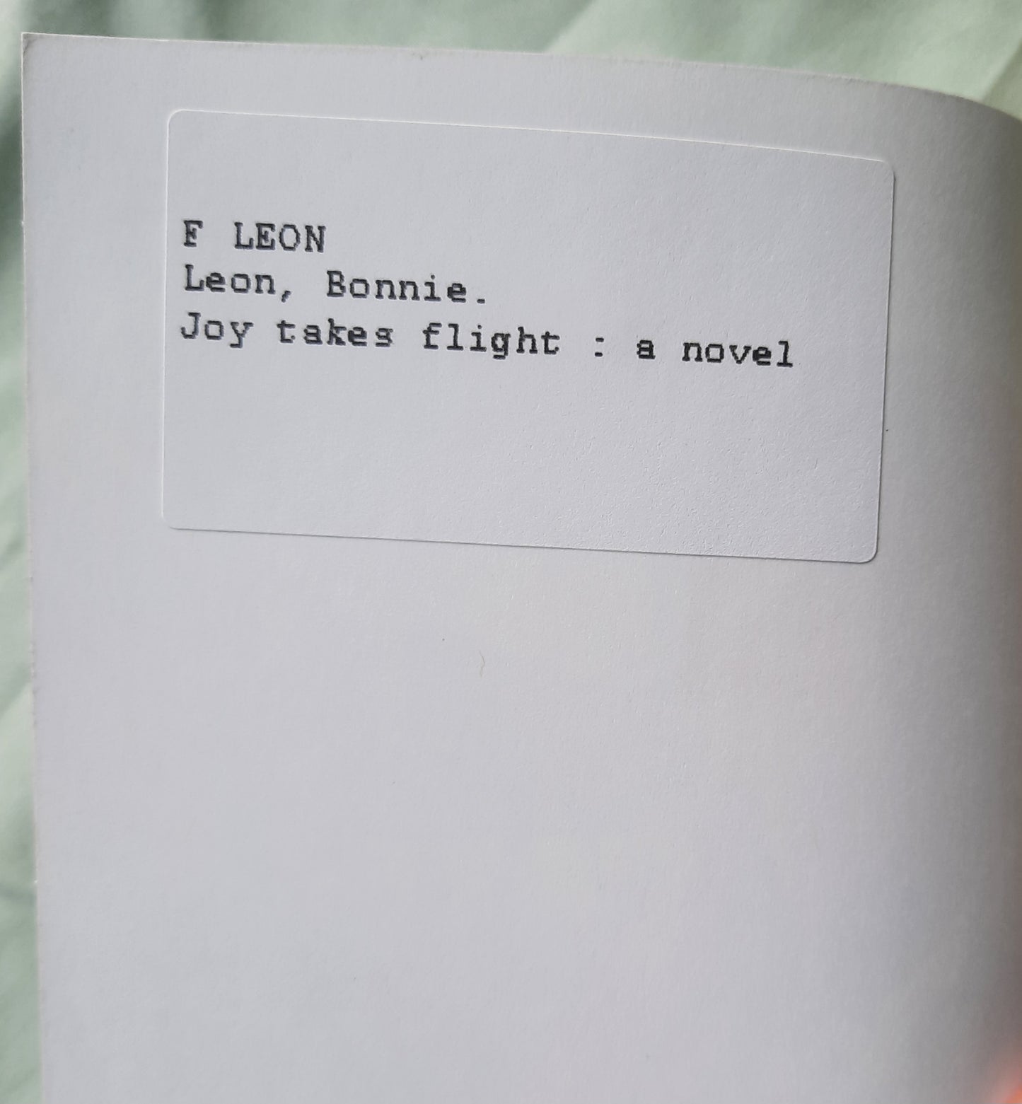 Joy Takes Flight by Bonnie Leon (Alaskan Skies #3, Very good, 2012, Pbk, 324 pages, Revell)