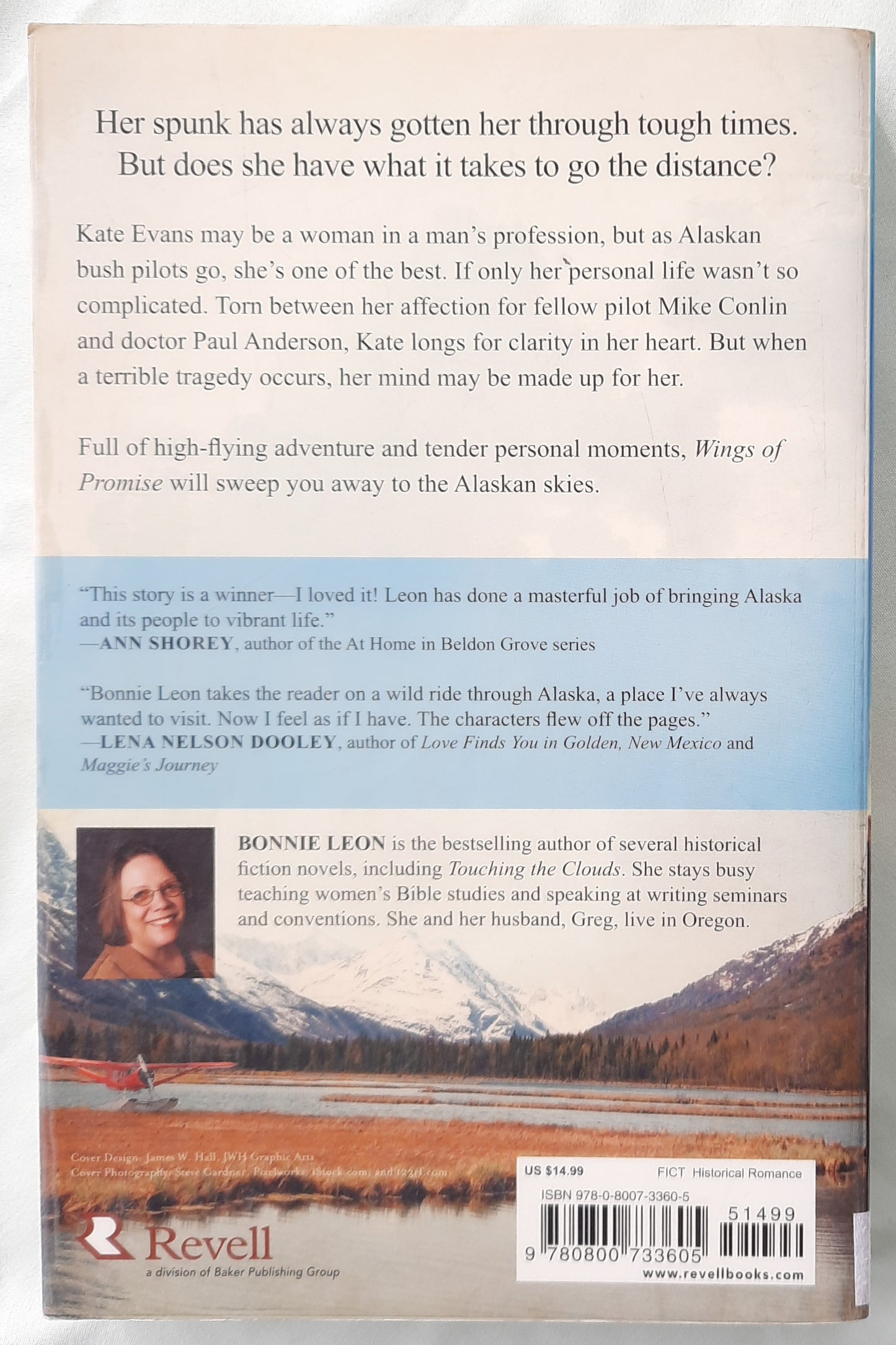 Wings of Promise by Bonnie Leon (Alaskan Skies #2, Good, 2011, Pbk, 322 pages, Revell)