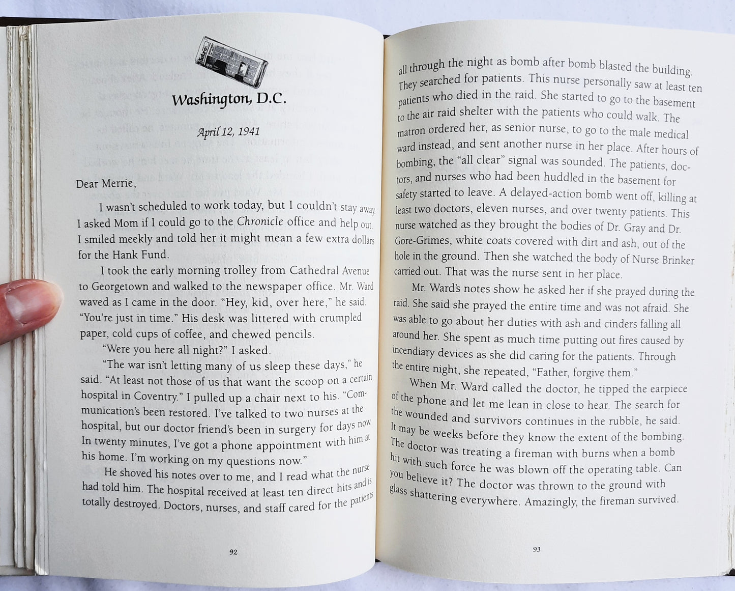 Liberty Letters: The Personal Correspondence of Catherine Clark and Meredity Lyons: Pearl Harbor, 1941 by Nancy LeSourd (Very good, 2004, HC, 231 pages, Zonderkidz)