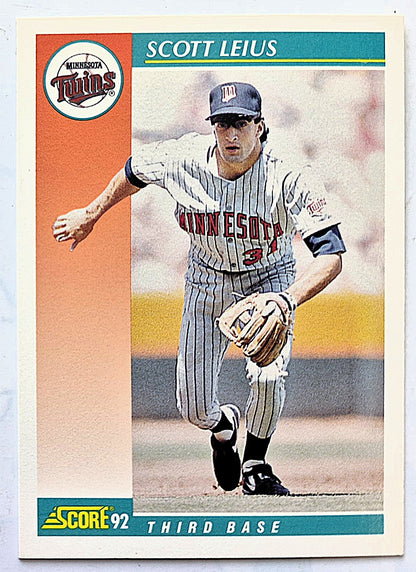 Bewertung '92 Les Lancaster Chicago Cubs Relief Pitcher #348 Baseballkarte Fast Neuwertig