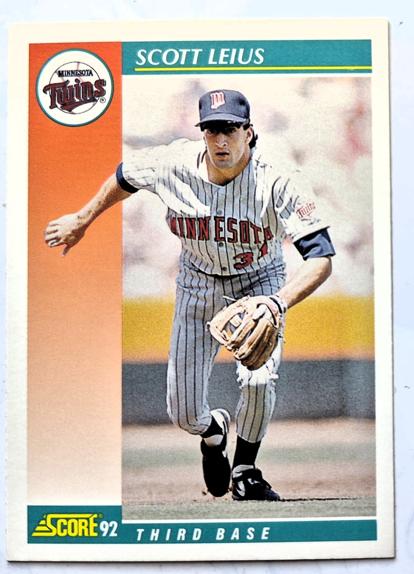 Bewertung '92 Les Lancaster Chicago Cubs Relief Pitcher #348 Baseballkarte Fast Neuwertig