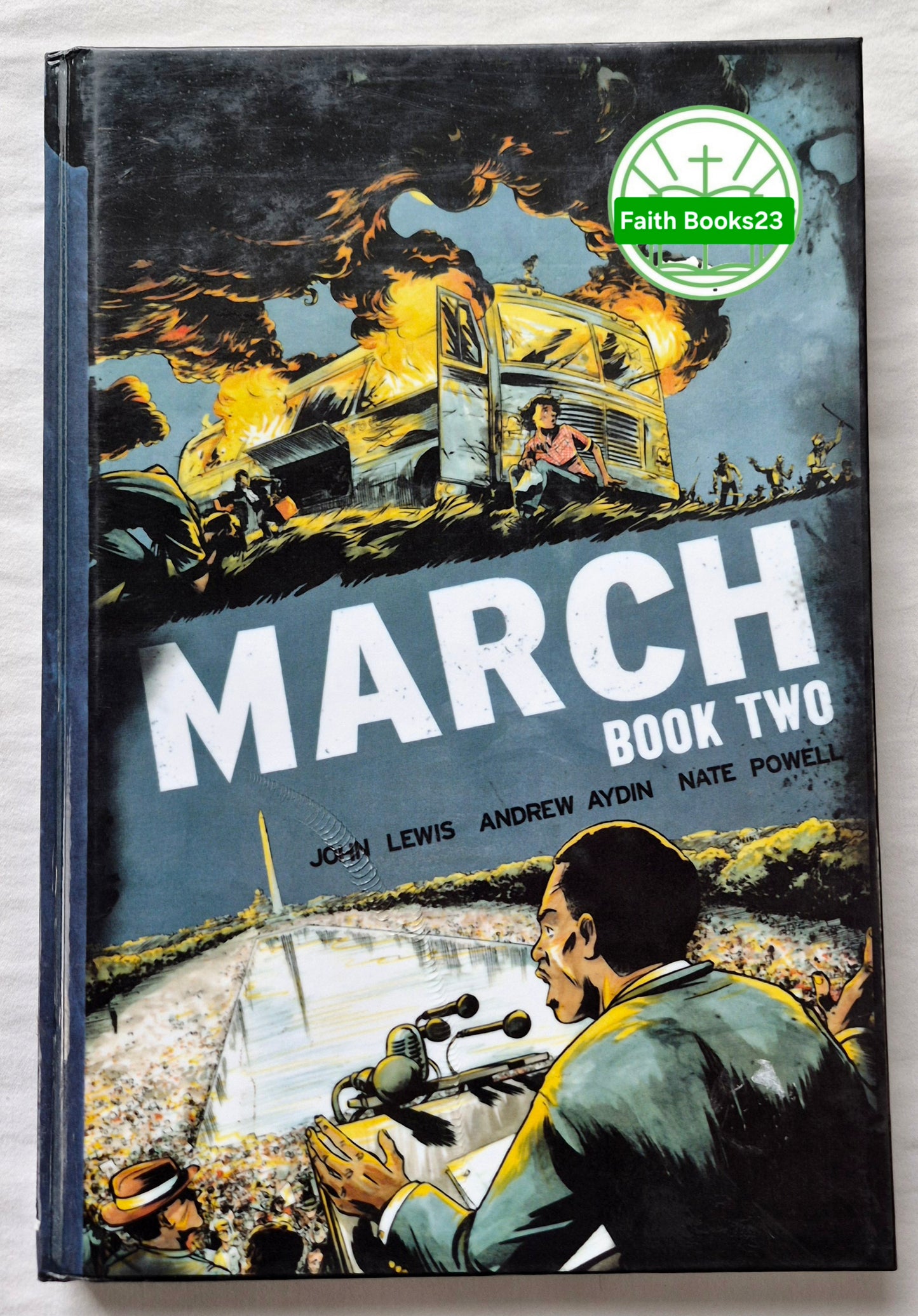 March Book 2 von John Lewis; Andrew Aydin; Nate Powell (Sehr gut, 2015, gebunden, 189 S., Top Shelf)