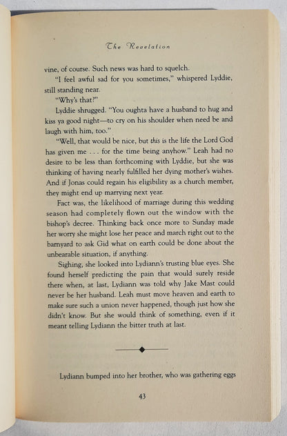 The Revelation #5 von Beverly Lewis (Neu, 2005, Taschenbuch, 346 Seiten, Abrams Daughters)