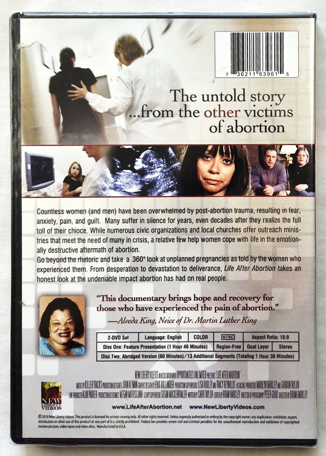 Life After Abortion: The Untold Story from the Other Victims DVD (New, 2010, NTSC)