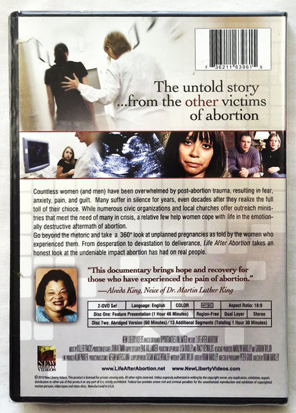Life After Abortion: The Untold Story from the Other Victims DVD (New, 2010, NTSC)