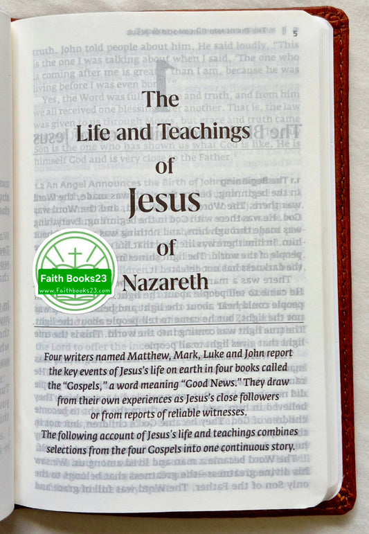 The Life and Teachings of Jesus of Nazareth (Like new, 2020, Pbk, Bible League International)