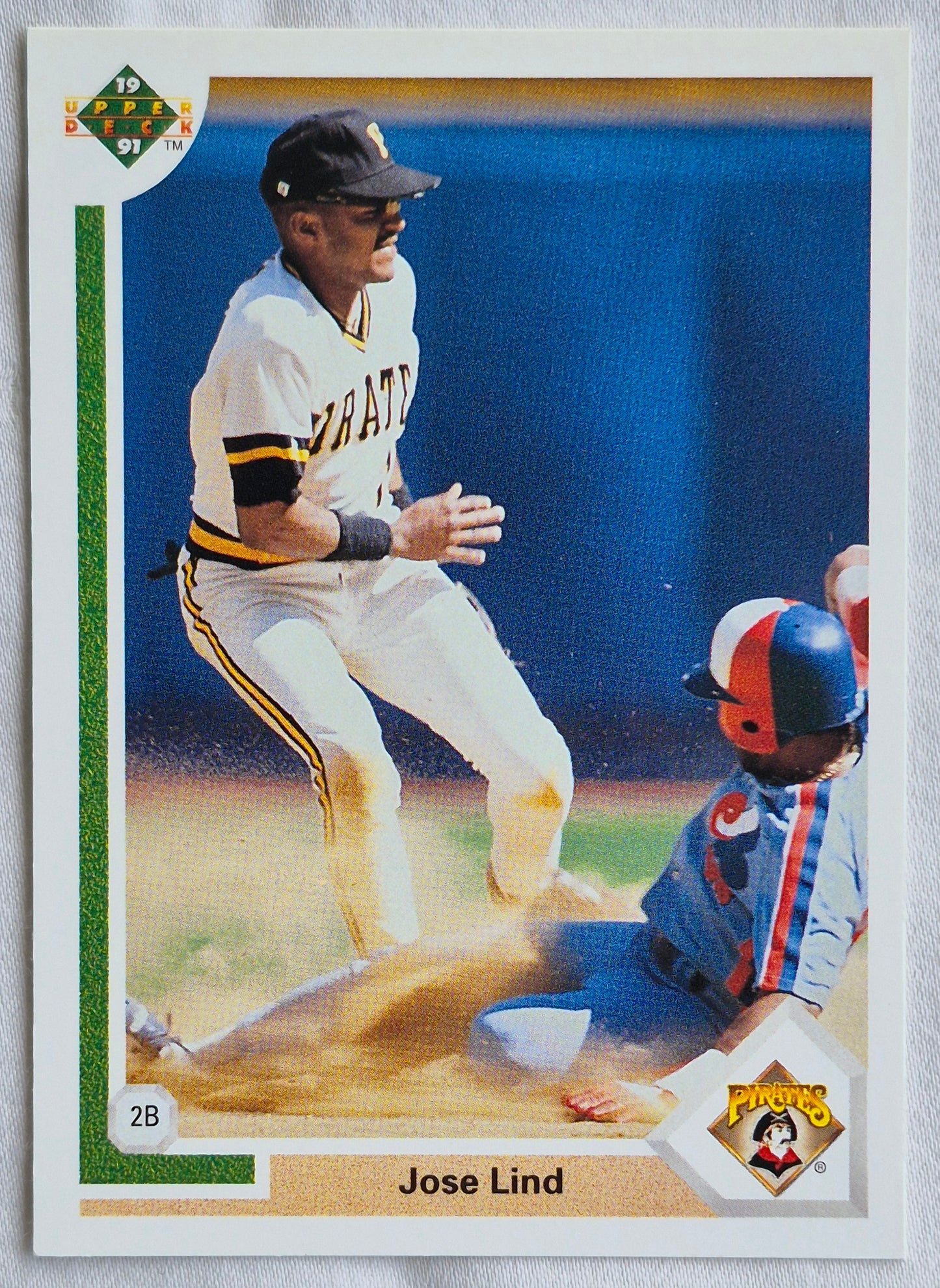 Lind Jose Pittsburgh Pirates 2nd Base #258 Upper Deck 1991 Baseball Card