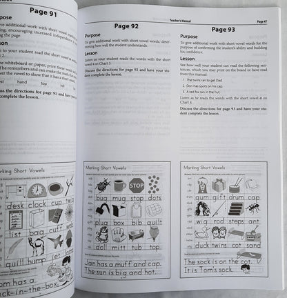 Adventures in Phonics Level A Third Edition Teacher's Manual by Florence Lindstrom (Like new, 2020, Pbk, 110 pages, Christian Liberty Press)