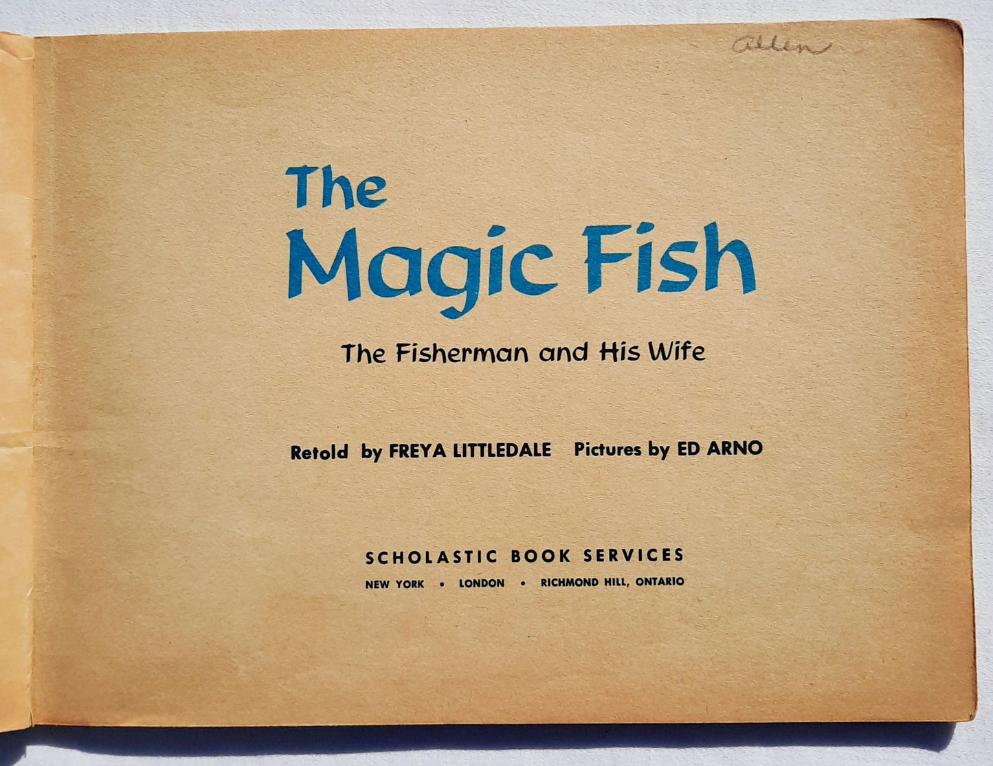 The Magic Fish by Freya Littledale (Good, 1967, Pbk, 32 pages, Scholastic)