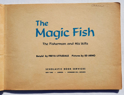 The Magic Fish by Freya Littledale (Good, 1967, Pbk, 32 pages, Scholastic)