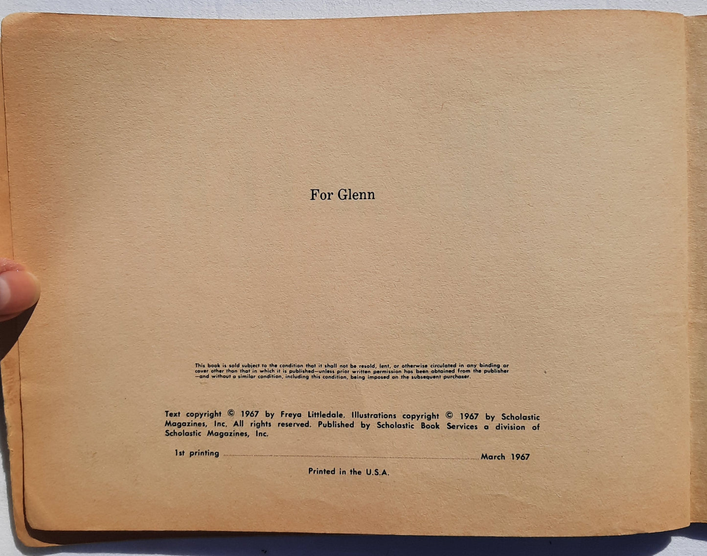 The Magic Fish by Freya Littledale (Good, 1967, Pbk, 32 pages, Scholastic)