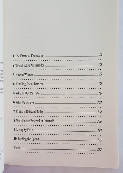 How to Give Away Your Faith [Revised Edition] by Paul E. Little; Marie Little (Like new, 1988, Pbk, 192 pages, InterVarsity Press)