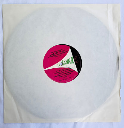 Hosanna: Love, Joy, Peace A Choral Presentation for Christmas Vinyl Record (Very Good, 1973)