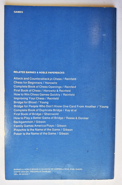 Cribbage Is the Name of the Game by Richard E. Lowder (Very good, 1974, Pbk, 60 pgs, Barnes & Noble)