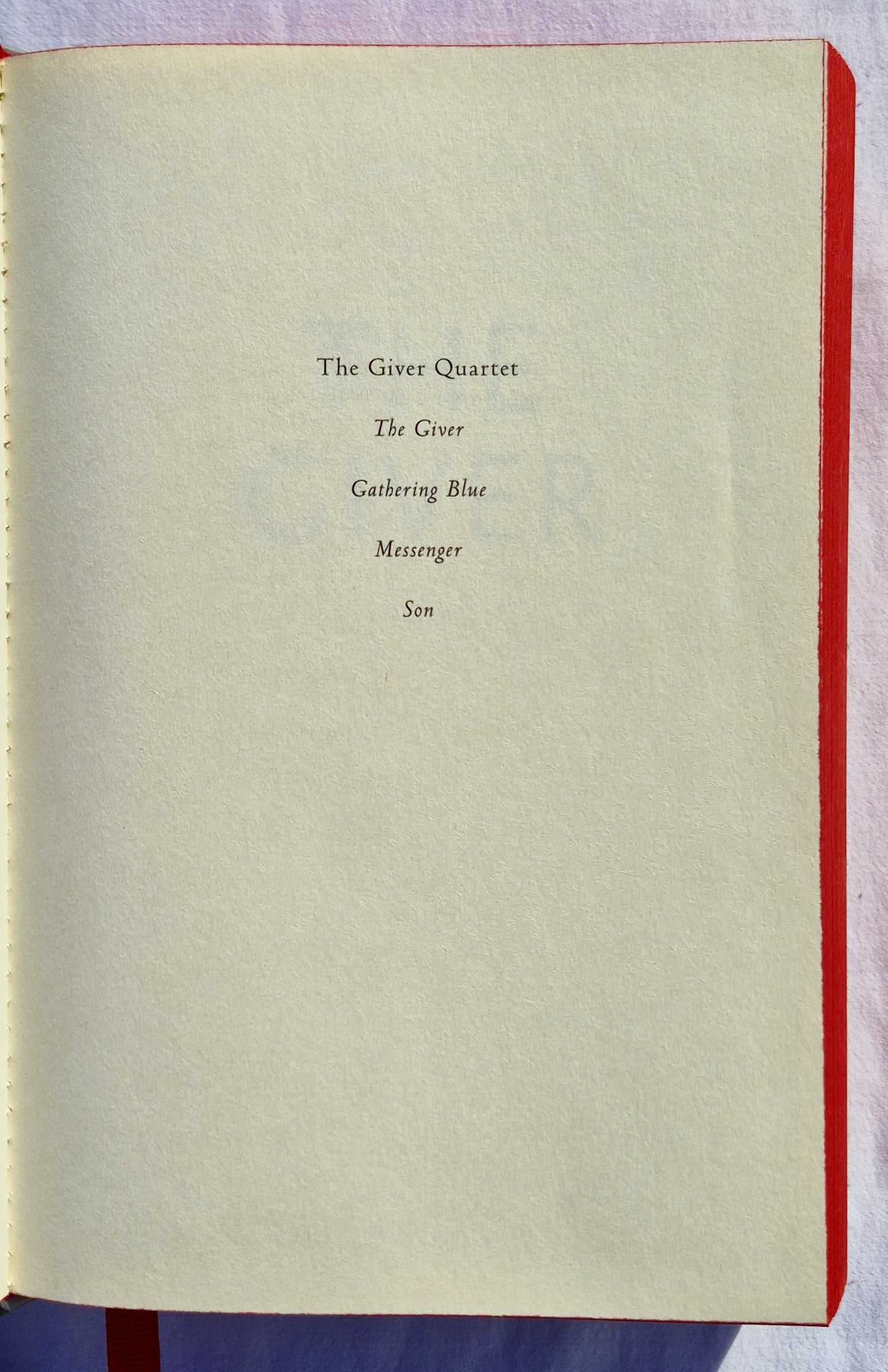 The Giver Quartett von Lois Lowry (Sehr Gut, 2012, geb., 772 Seiten, Houghton Mifflin Harcourty)