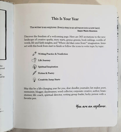My Unedited Writing Year: 365 Invitations to Free Your Creativity and the Writer Within by Hope Lyda (New, 2019, Pbk, 365 pages, Harvest House)