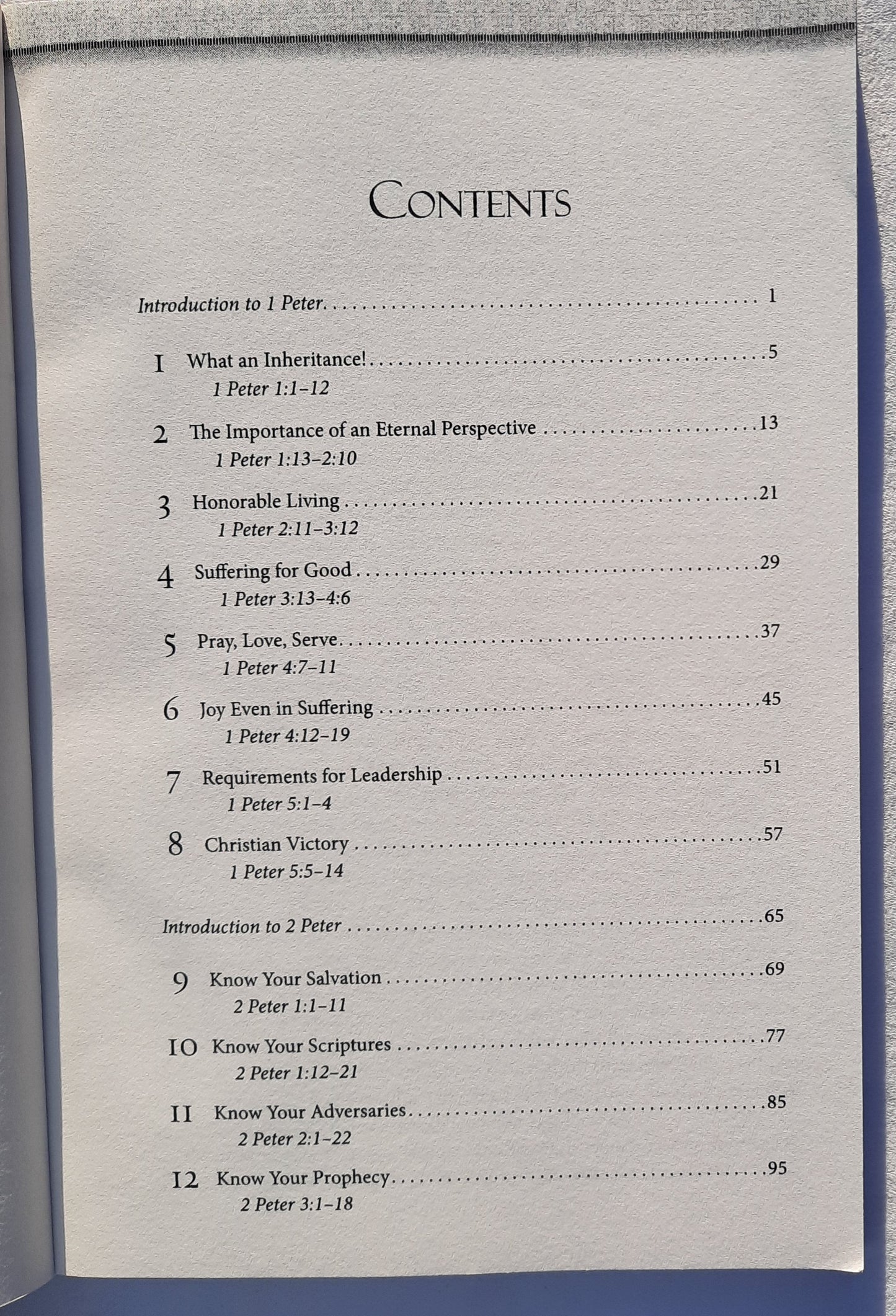 1 & 2 Peter: Courage in Times of Trouble by John MacArthur (Like New, 2007, Pbk, 113 pages, Thomas Nelson)