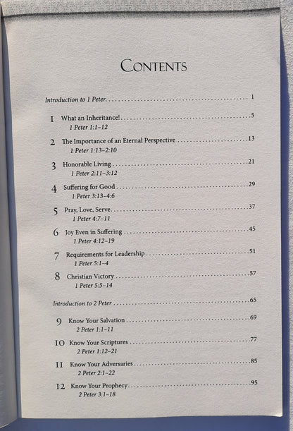 1 & 2 Peter: Courage in Times of Trouble by John MacArthur (Like New, 2007, Pbk, 113 pages, Thomas Nelson)