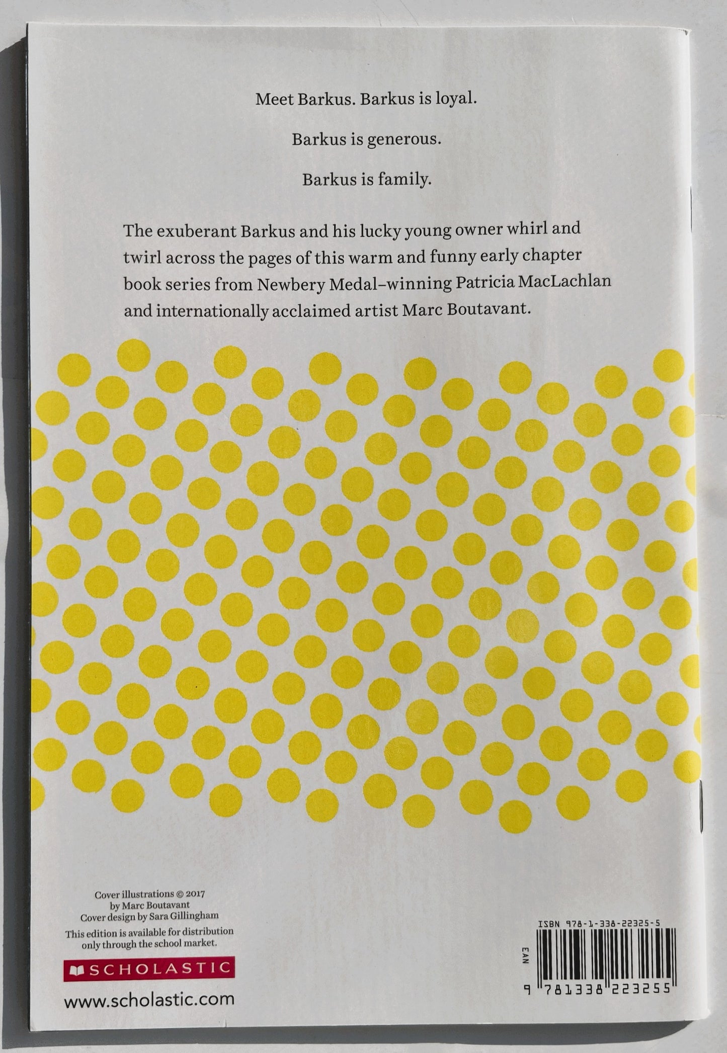 Barkus von Patricia Maclachlan; Marc Boutavant (Neu, 2017, Pbk, 48 Seiten, Scholastic)