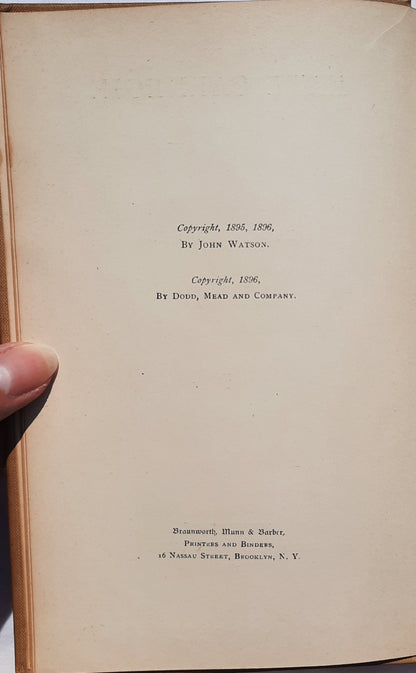 Kate Carnegie by Ian MacLaren (Very good, 1896, HC, 358 pages, Dodd, Mead and Company)
