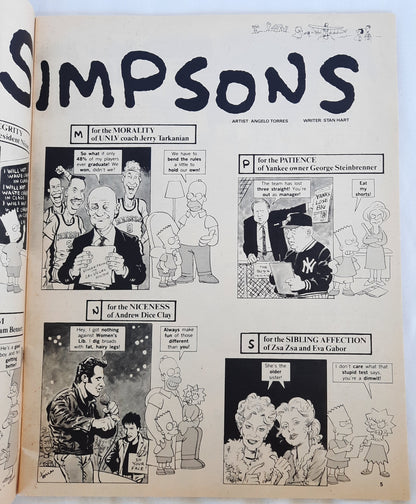 Mad Magazine No. 299 The Simpsons; Total Recall (Good, December 1990. Pbk, 48 pages)
