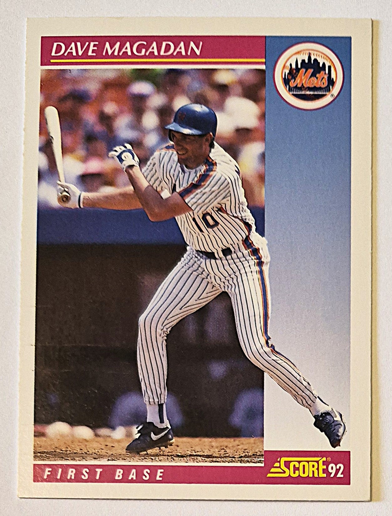 Magadan Dave New York Mets First Base #201 Score '92 Baseball Card