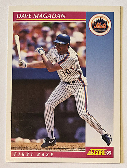 Magadan Dave New York Mets First Base #201 Score '92 Baseball Card