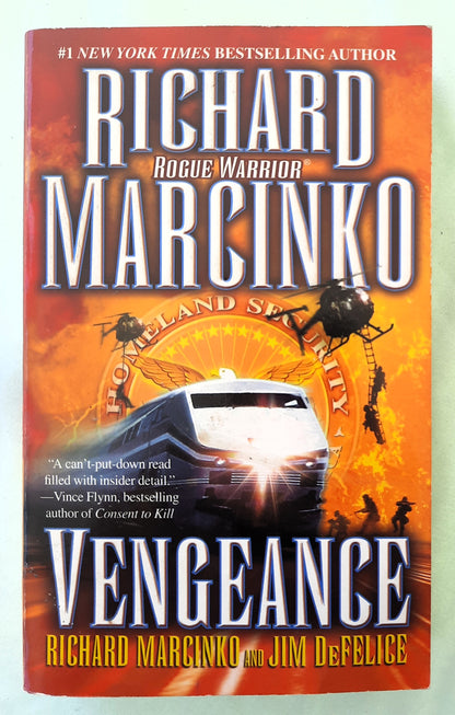 Vengeance by Richard Marcinko; Jim DeFelice (Rogue Warrior #11, Very good, 2006, Pbk, 438 pages, Atria Books)