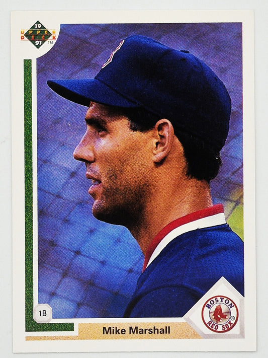 Marshall Mike Boston Red Sox 1st Base #681 Upper Deck 1991 Baseball Card