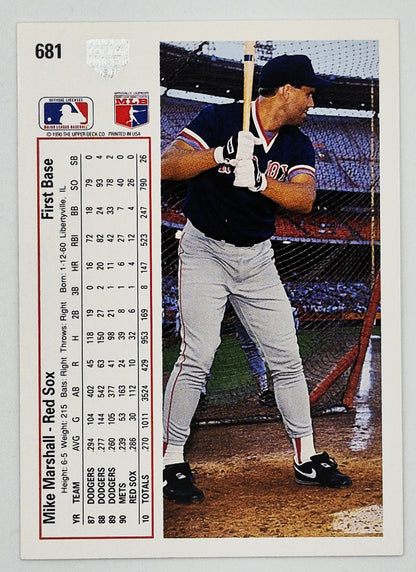 Magadan Dave New York Mets Primera Base #201 Score '92 Tarjeta de Béisbol