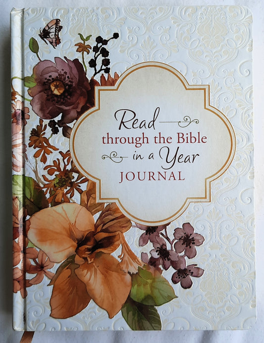 Read Through the Bible in a Year Journal by Emily Marsh (New, 2016, HC, 384 pages, Barbour)