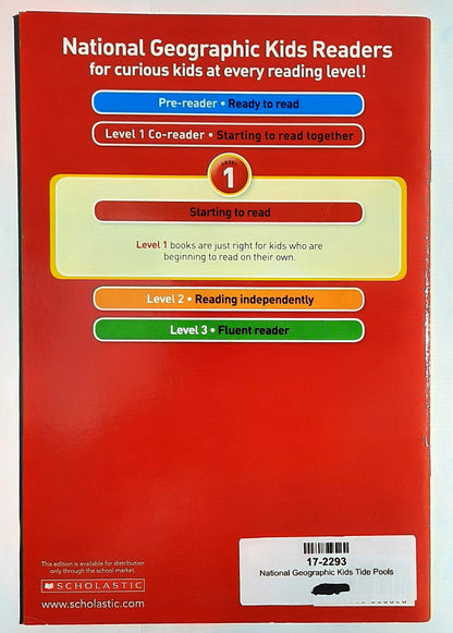 National Geographic Kids: Tide Pools by Laura Marsh (New, 2019, Pbk, 32 pages, Scholastic)