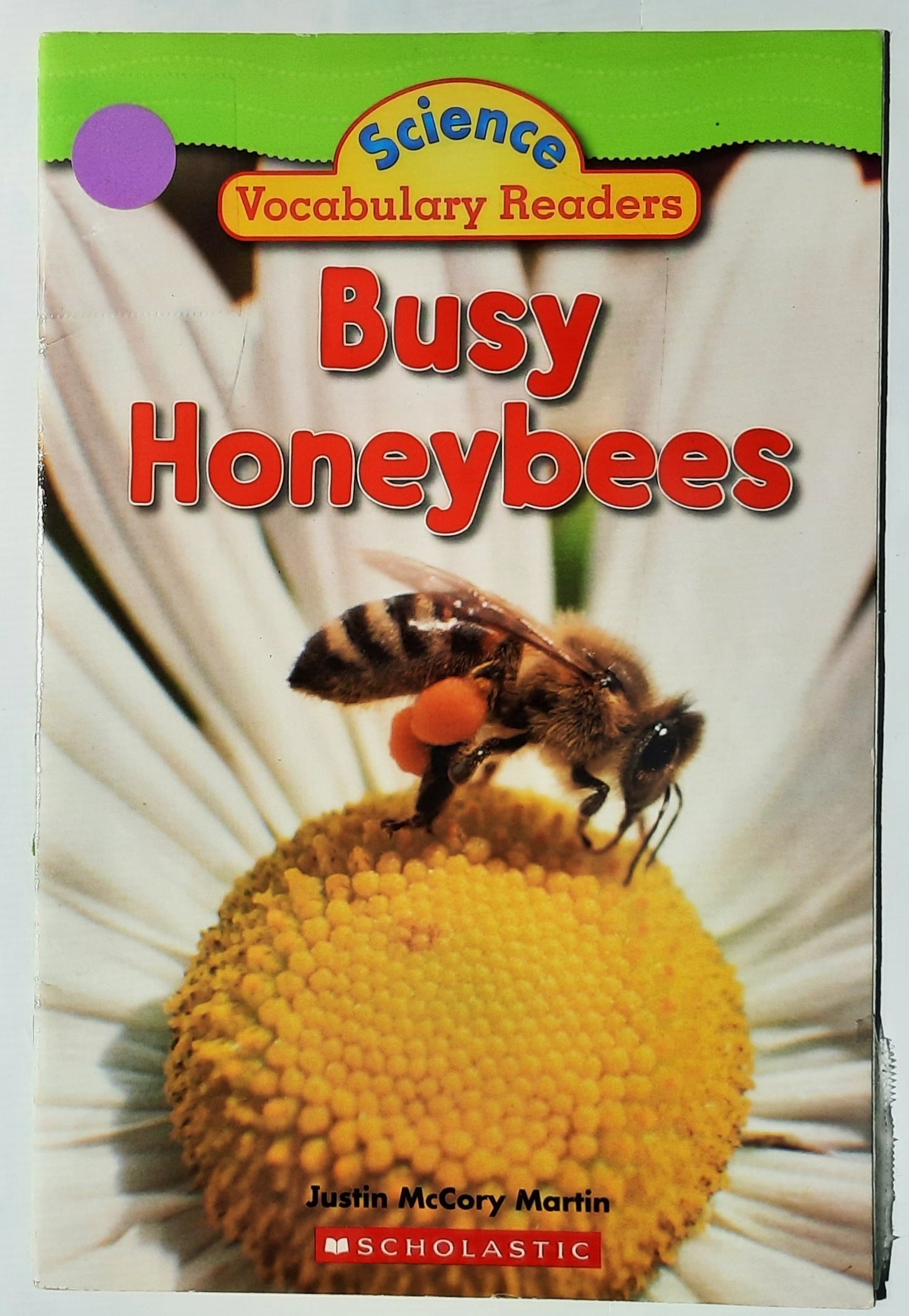 Science Vocabulary Readers: Busy Honeybees by Justin McCory Martin (Very good, 2008, Pbk, 24 pages, Scholastic)