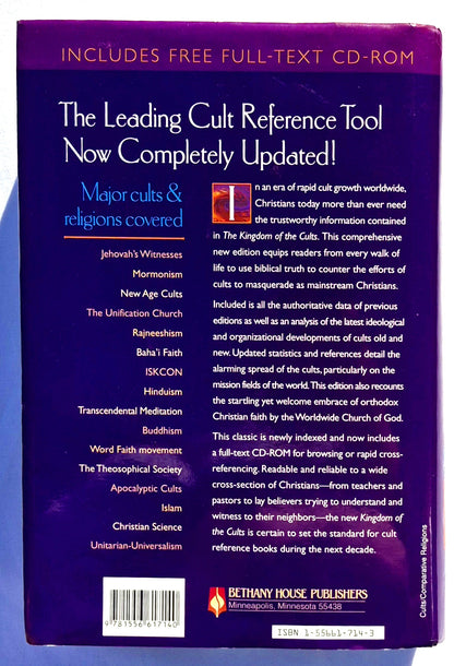 The Kingdom of the Cults von Walter Martin; Hank Hanegraaff (Sehr gut, 1997, geb., 703 Seiten, Bethany House)