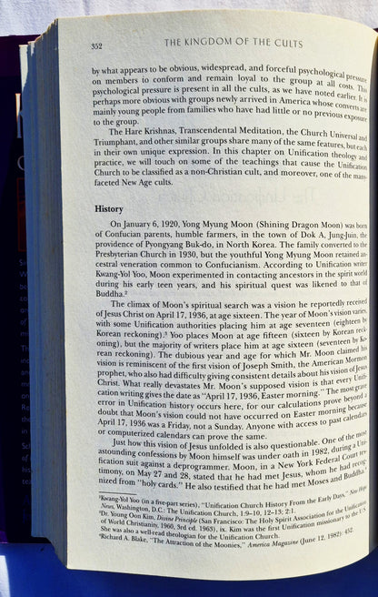 The Kingdom of the Cults von Walter Martin; Hank Hanegraaff (Sehr gut, 1997, geb., 703 Seiten, Bethany House)