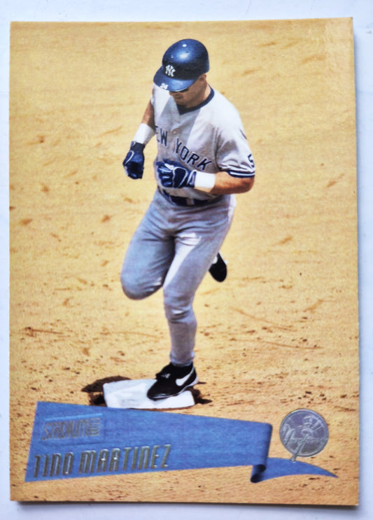 Martinez Tino New York Yankees 1st Base #142 Topps 2000 Stadium Club Baseball Card