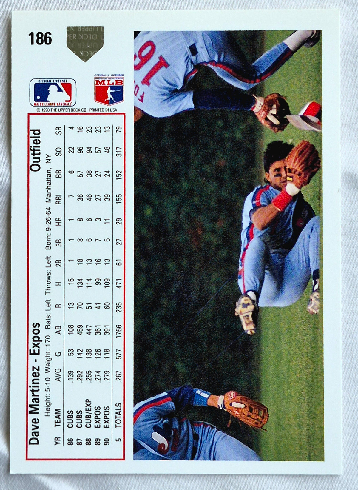 Magadan Dave New York Mets Primera Base #201 Score '92 Tarjeta de Béisbol