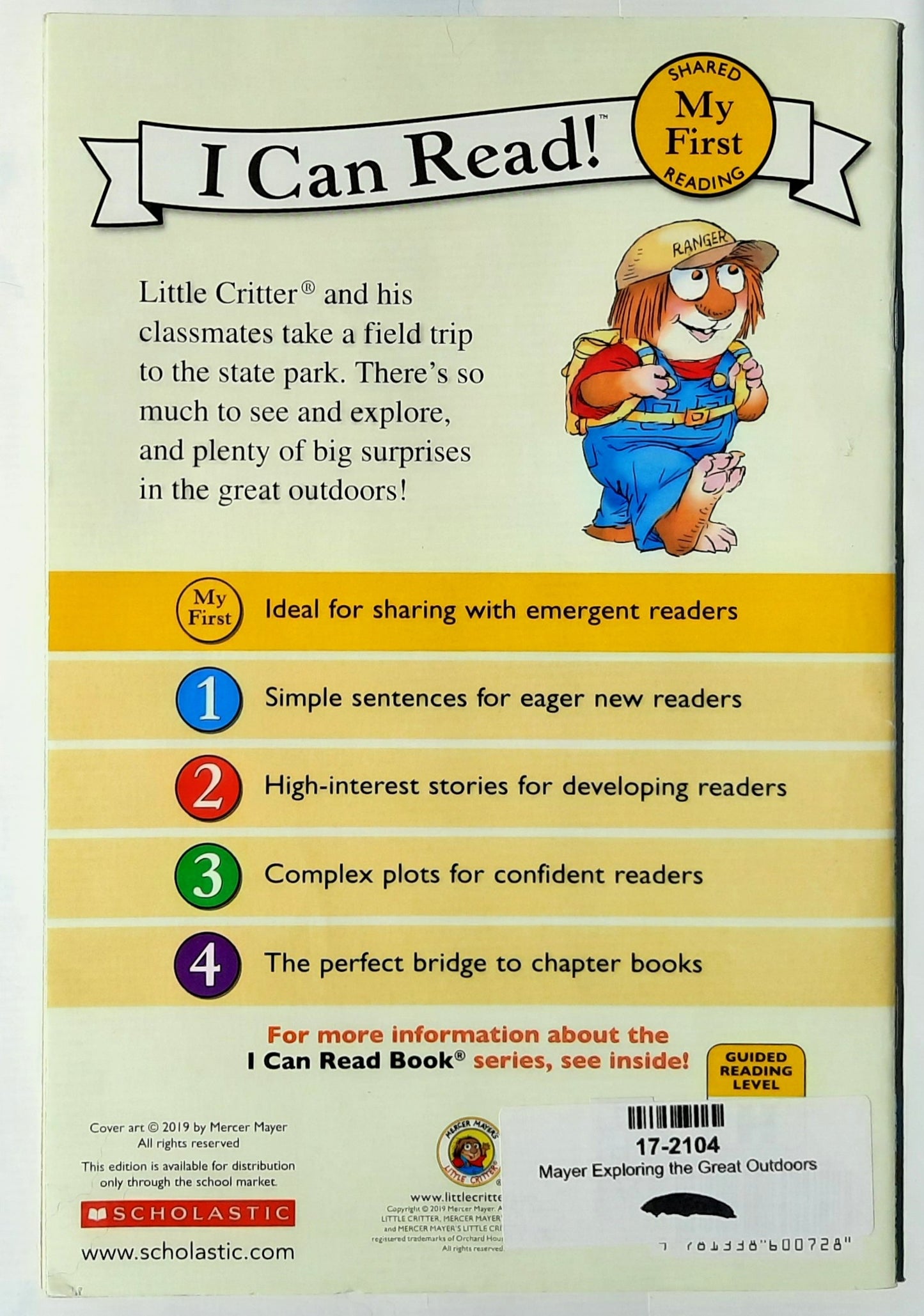 Exploring the Great Outdoors von Mercer Mayer (Sehr gut, 2020, Taschenbuch, 32 Seiten, Scholastic)