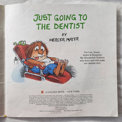 Just Going to the Dentist by Mercer Mayer (Good, 2003, Pbk, 24 pages, Golden Books)