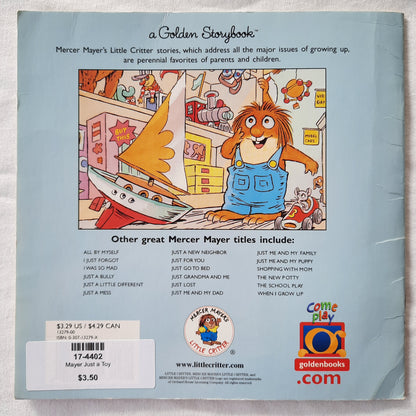 Just a Toy by Gina and Mercer Mayer (Good, 2003, Pbk, 24 pages, Golden Books)