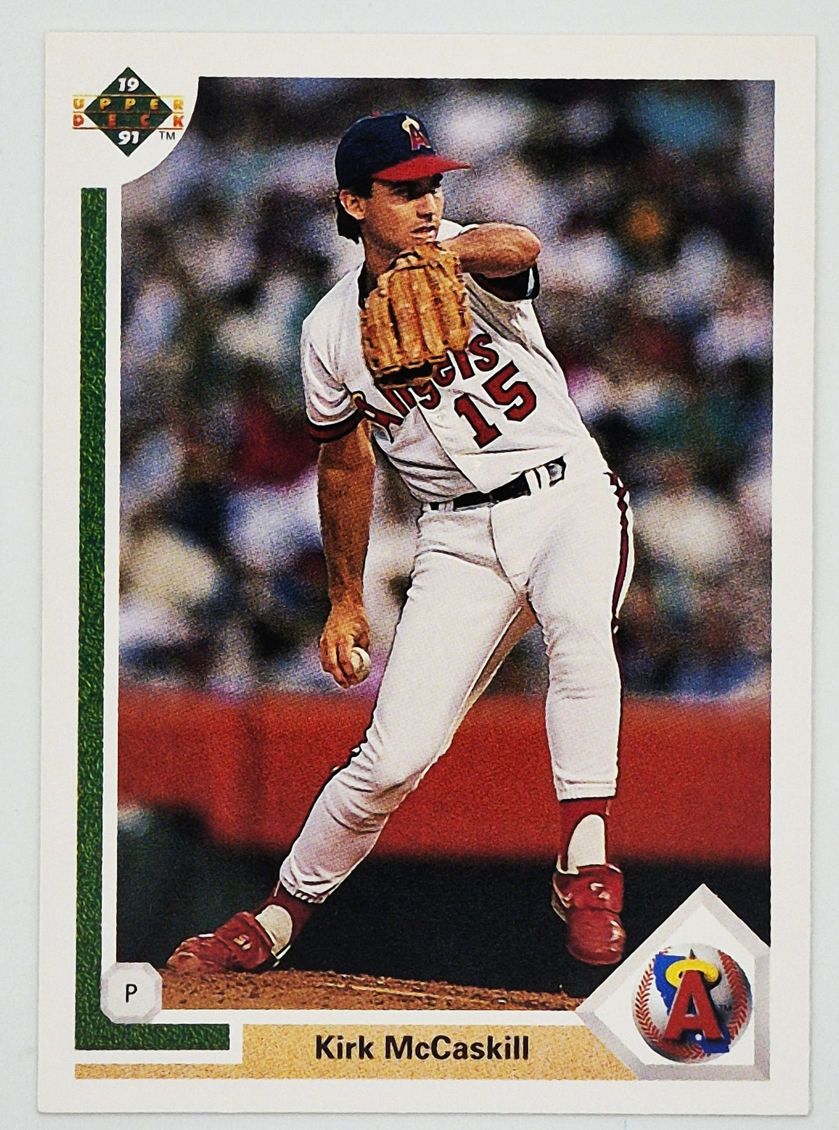 McCaskill Kirk California Angels Pitcher #539 Upper Deck 1991 Baseball Card