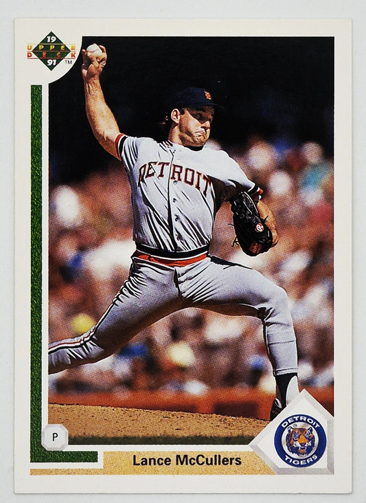 McCullers Lance Detroit Tigers Pitcher #203 Upper Deck 1991 Baseball Card