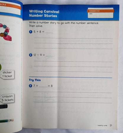 Everyday Mathematics Student Math Journal Volume 1 (Very good, Pbk, 120 pages, McGraw Hill Education)