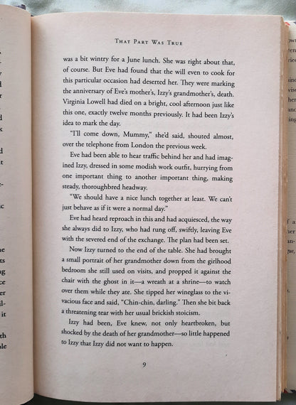 That Part Was True by Deborah McKinlay (Very good, 2014, HC, 228 pages, Grand Cental Publishing)