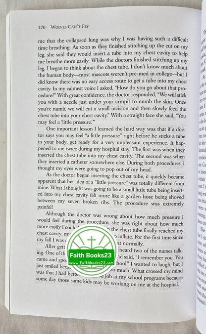 Wolves Can't Fly by Dan Meers (Very good, 2014, Pbk, 214 pgs, Cross Training Pub., Author Signed)