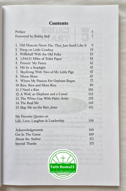 Mascot on a Mission by Dan Meers (Like new, 2019, Pbk, 176 pgs, Cross Training Pub., Author Signed)