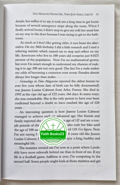 Mascot on a Mission by Dan Meers (Like new, 2019, Pbk, 176 pgs, Cross Training Pub., Author Signed)