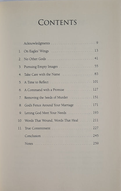 The Tender Commandments by Ron Mehl (Very good, 1998, Pbk, 259 pages, Multnomah)